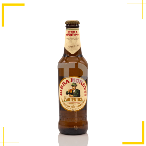 Birra Moretti világos sör (4,6% - 0,33L)