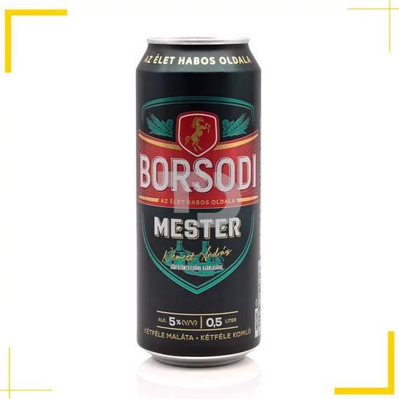 Borsodi Mester világos sör (5% - 0,5L)