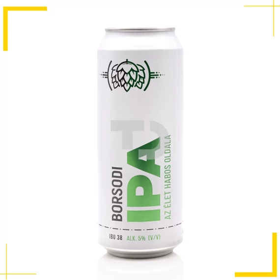 Borsodi IPA minőségi világos sör (5% - 0,5L)
