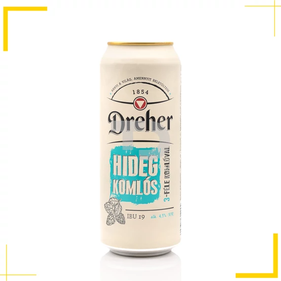 Dreher Hidegkomlós világos sör (4,5% - 0,5L)