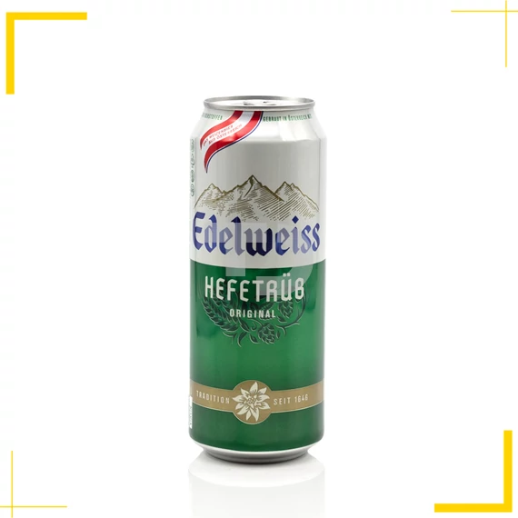 Edelweiss Hefetrüb szűretlen világos búzasör (5,3% - 0,5L)