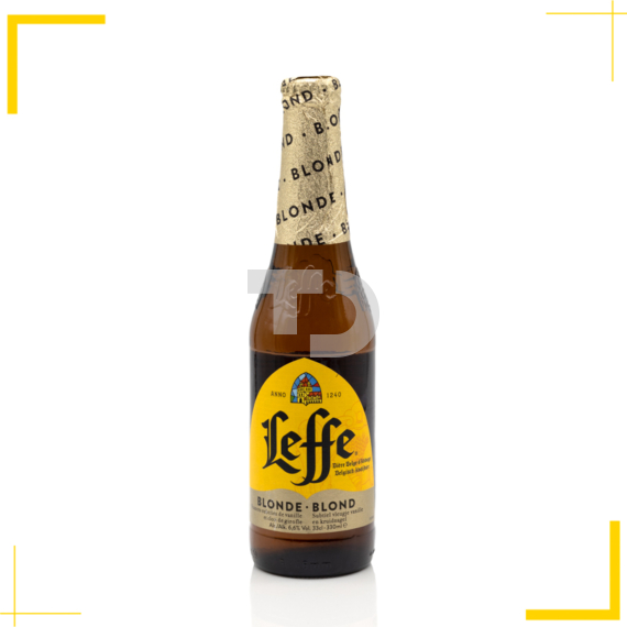 Leffe Blonde eredeti belga apátsági világos ale sörkülönlegesség (6,6% - 0,33L)