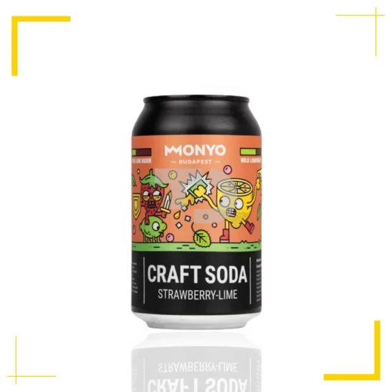 MONYO Craft Soda Strawberry-Lime (0,33L)