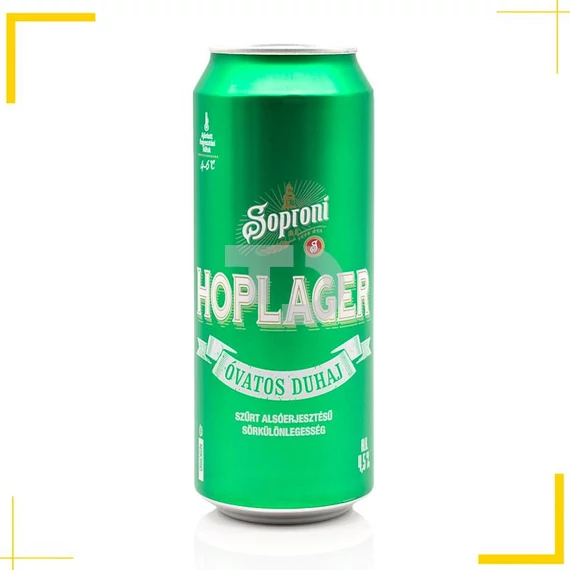 Soproni Óvatos Duhaj Hoplager sör (4,5% - 0,5L)