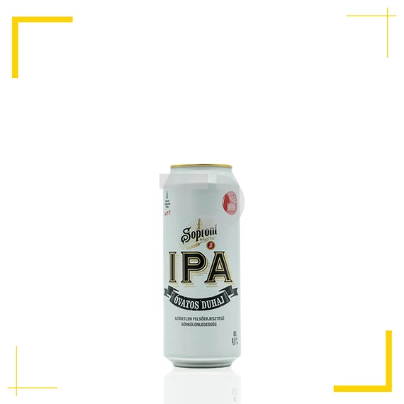 Soproni Óvatos Duhaj IPA szűretlen sör (4,8% - 0,5L)