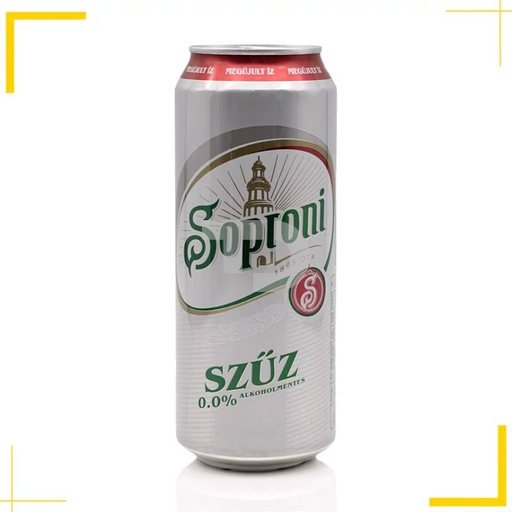 Soproni Szűz sör (0,0% - 0,5L)