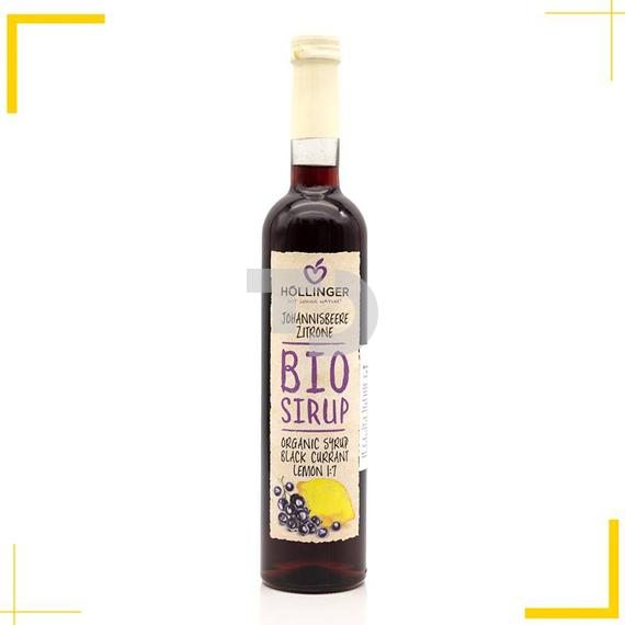 Höllinger bio feketeribizli-citrom szirup (0,5L)