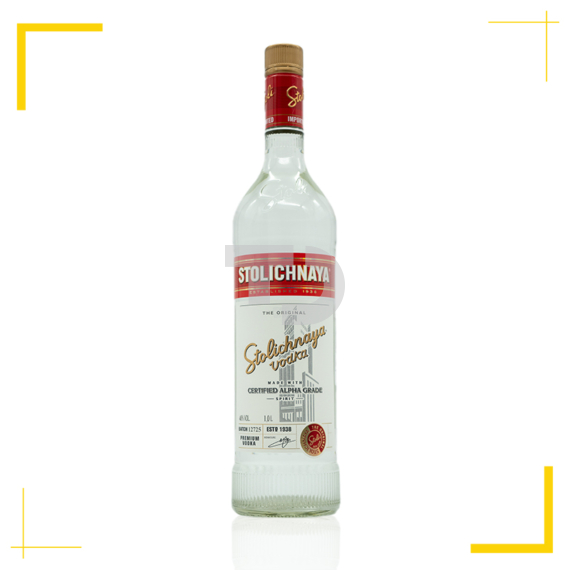 Stolichnaya Original Vodka (40% - 1L)