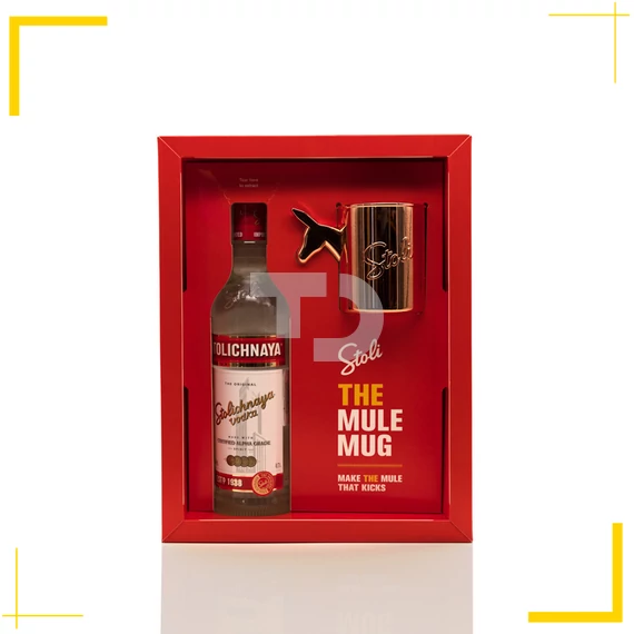 Stolichnaya Vodka (DD+Mule Bögre) (40% - 0,7L)
