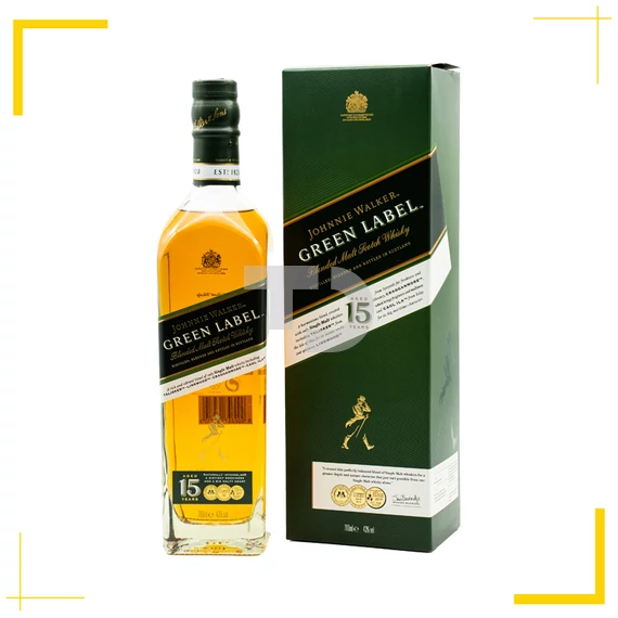 Johnnie Walker Green Label Whisky 15 Years Old (43% - 0,7L)