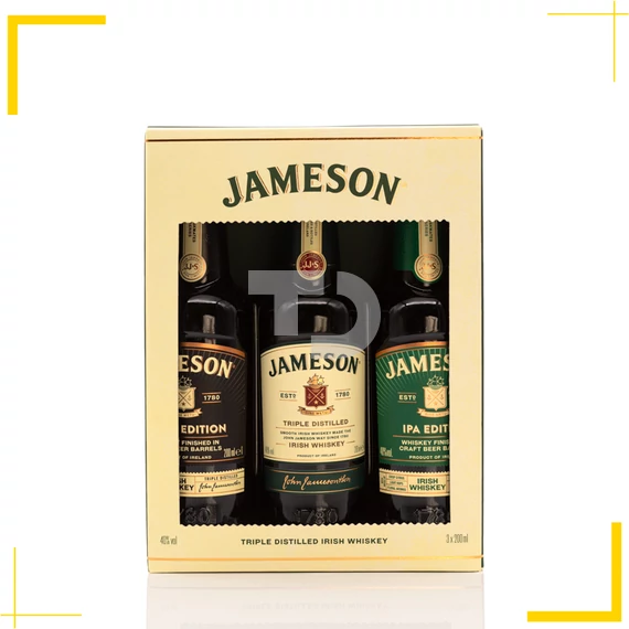 Jameson Trio selection 3*0,2L (40% - 0,6L)