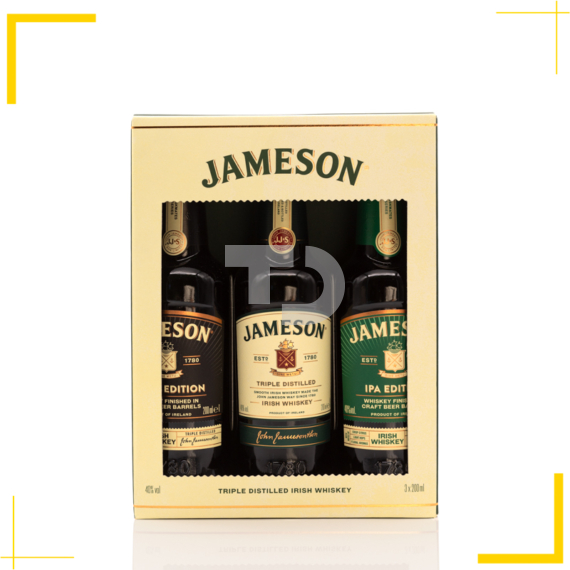 Jameson Trio selection 3*0,2L (40% - 0,6L)