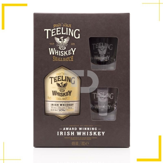 Teeling Irish Whiskey +Díszdoboz+Pohár (46% - 0,7L)