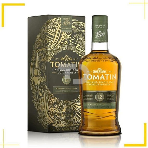Tomatin Highland Single Malt 12 Years whisky (43% - 0,7L)